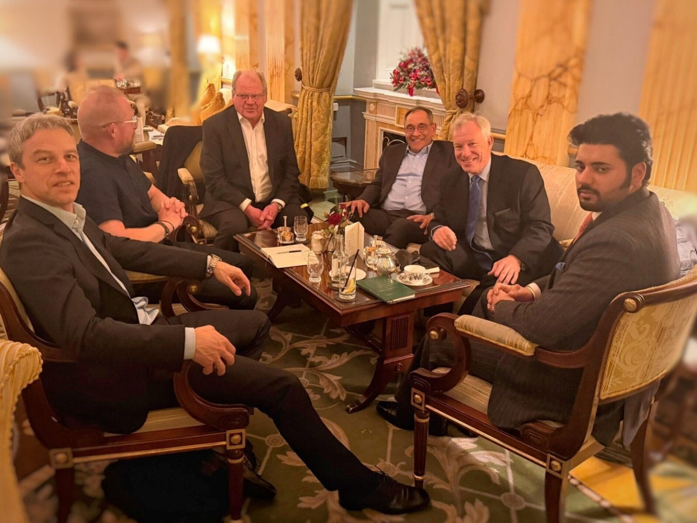 The Xyra Group principals in counsel — drawing-room session